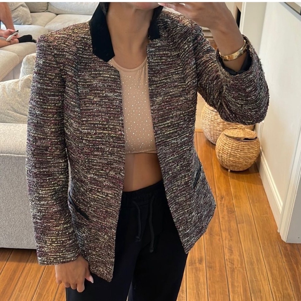 $500 LAFAYETTE 148 Multicolor Blazer, Small — EUC